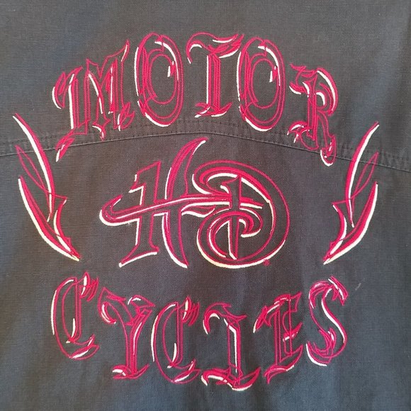 Women's Large L Harley-Davidson Cotton Jacket 97465-09VW Embroidered - Picture 2 of 12